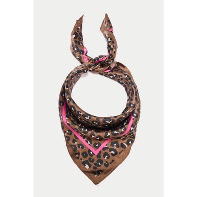 Foulard carré satin CACHE CACHE