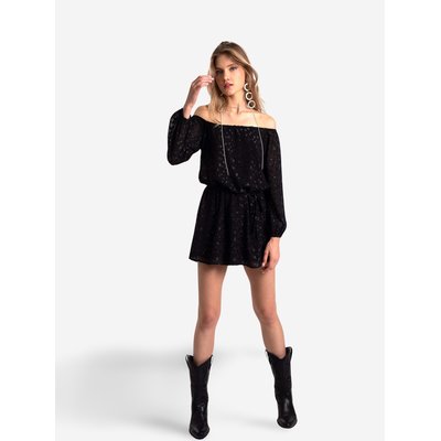 Robe courte à encolure bardot THE-ARE