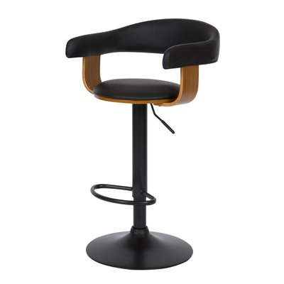 Chaise de bar réglable 62/84 cm en cuir synthétique (à l'unité) - HAROLD RENDEZ-VOUS DÉCO
