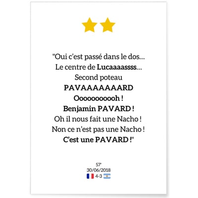 Affiche Pavaaaarrrdddd L'AFFICHERIE