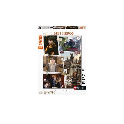 Puzzle Nathan 1500 pièces - BieNathanveNathanue à Poudlard / Harry Potter NATHAN