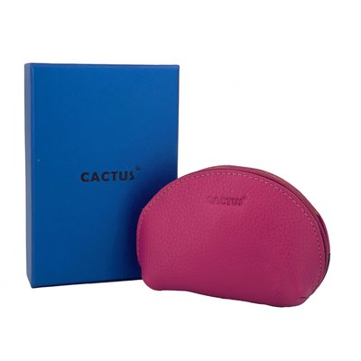 Porte-monnaie cuir de vachette CACTUS