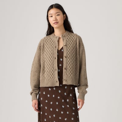 Gilet col rond CHARLOTTE LEVI'S