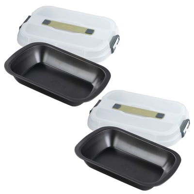 Lot de 2 moules à gâteaux rectangulaires ZENKER