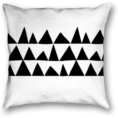 Coussin garni imprimé Triangles C DESIGN HOME TEXTILE