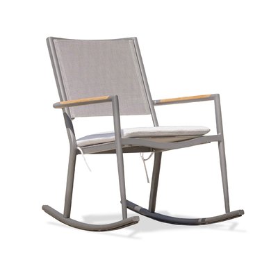 Rockingchair de jardin alu textilène HONFLEUR PARIS GARDEN