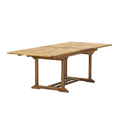 Table de jardin en teck huilé extensible 8/10 places  BALI BERAH GETAH