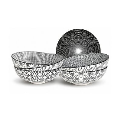 Lot de 6 assiettes creuses, KOMAE ARTIME