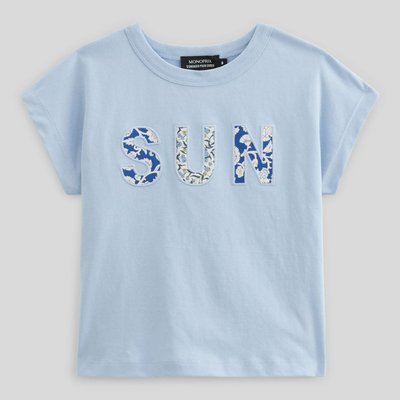 T-shirt à inscription en coton BIO GOTS MONOPRIX