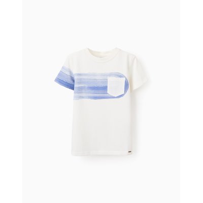 T-shirt de Coton avec Poche ZIPPY