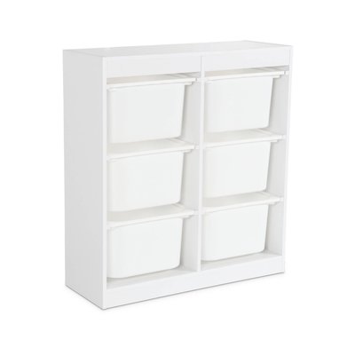 Meuble de rangement enfant 6 bacs de rangement SORA SWEEEK