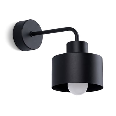 Applique Acier Noir E27 1 Savar EDEN