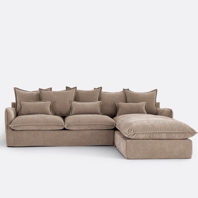 Hoekbank van mêlee polyester, rechterhoek, Odna LA REDOUTE INTERIEURS
