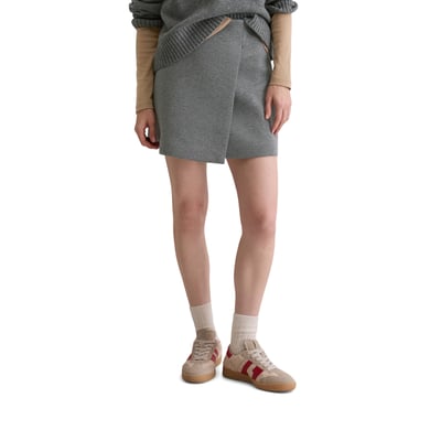 Mini-jupe en jersey regular en mélange de coton bio MARC O'POLO