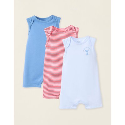Pack 3 Pyjamas-Combinaisons en Coton ZIPPY