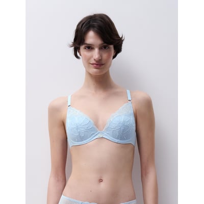 Soutien-gorge coques plongeant FLEURS CHANTELLE