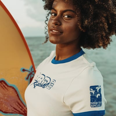 T-shirt ajusté TROPICAL Groove RIP CURL