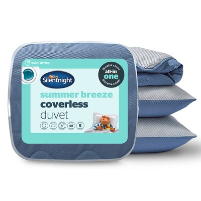 Summer Breeze Seersucker 2.5 Tog Coverless Duvet and Pillowcase Set SILENTNIGHT