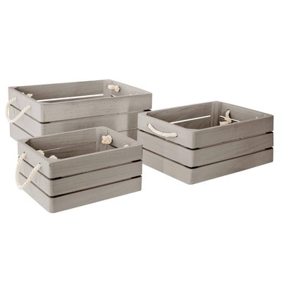 Set de 3 caisses cagettes DREAM ATMOSPHERA