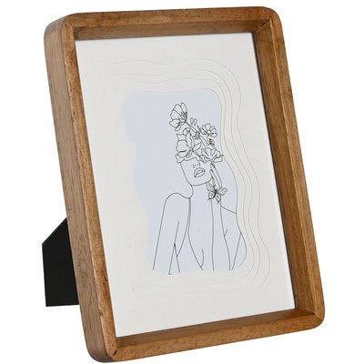 Cadre photo à poser en bois d'acacia 10x15cm WADIGA