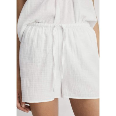 Short de pyjama en coton uni MANGO