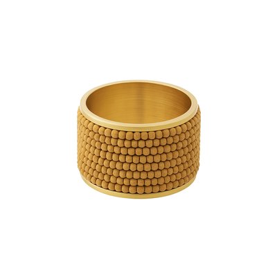 Set de 4 ronds de serviette décoratifs en acier D5 SIA DECO