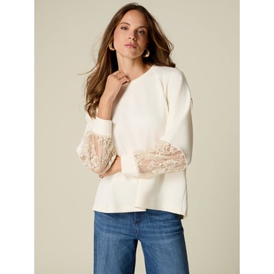 Sweat-shirt avec inserts transparents OLTRE