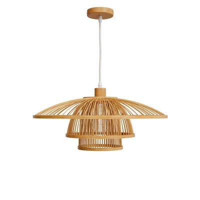 Suspension en bambou et métal D50 cm - MIRABEL RENDEZ-VOUS DÉCO