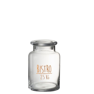 Bocal de rangement bistro 2,5 kg JOLIPA