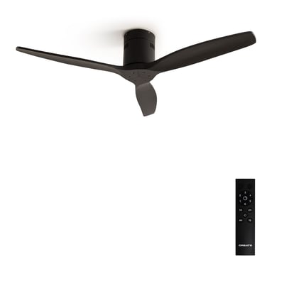 Ventilateur de plafond 40W sans lumière avec télécommande WIND CALM NATURAL WOOD CREATE