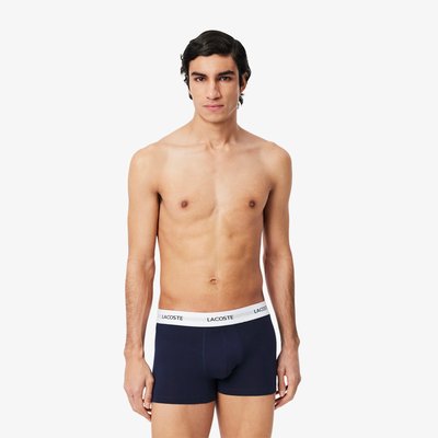 Lot de 3 boxers courts coton LACOSTE