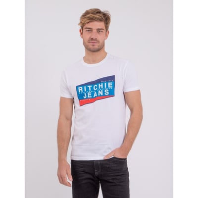 T-shirt Manches Courtes Col Rond Pur Coton Noblake RITCHIE
