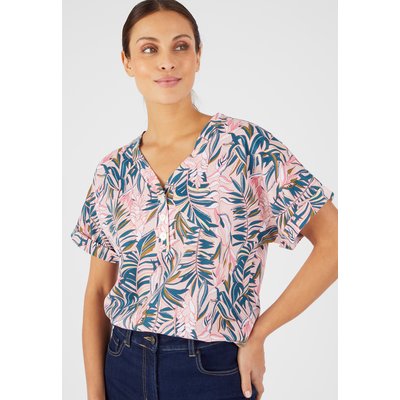 Top fluide Climatyl uni ou esprit tropical DAMART