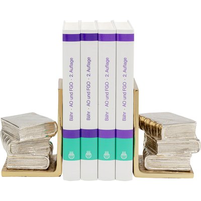 Lot de 2 serre-livres pile de bouquins KARE DESIGN