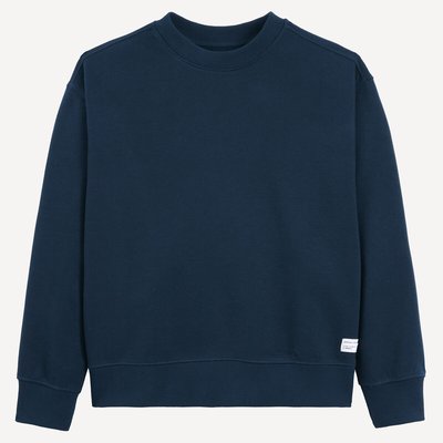Sweat col rond en molleton LA REDOUTE COLLECTIONS