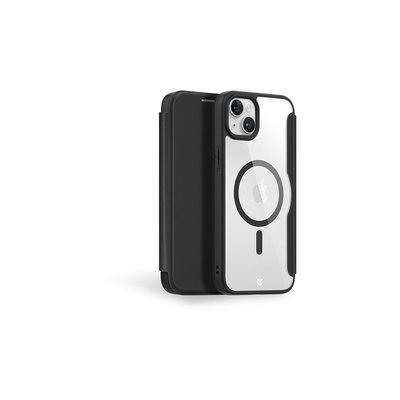 Coque étui iPhone 15 Plus MagSafe renforcé Noir FORCE CASE