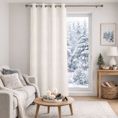 Voilage Fantaisie Rayé HOME MAISON