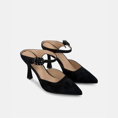 Chaussures à talons aiguilles décolletées avec boucle en strass ALMA EN PENA