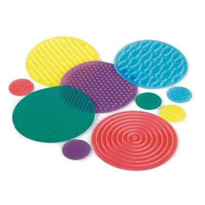 Set de 10 disques sensoriels texturés TICKIT