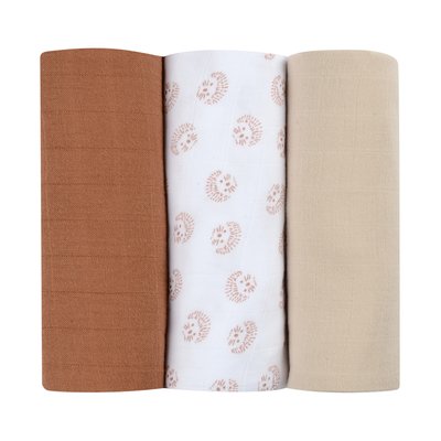 Lot de 3 langes en coton BEABA