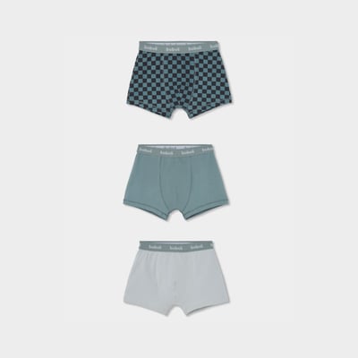Lot 3 boxers garçon imprimé carreaux BOBOLI