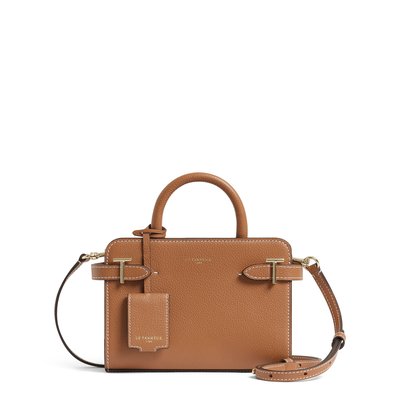 Sac à main mini en cuir grainé EMILIE LE TANNEUR