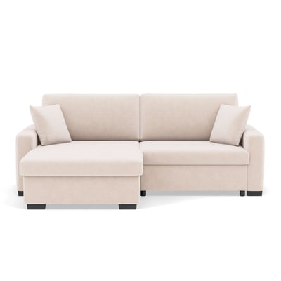 Canapé d'angle convertible velours côtelé, GISELE LISA DESIGN