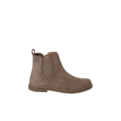Boots cuir zippées VERTBAUDET
