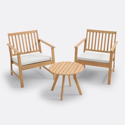 Conjunto de muebles de jardín de acacia, Balias LA REDOUTE INTERIEURS