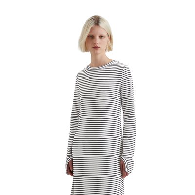 Robe en jersey évasée en jersey côtelé MARC O’POLO DENIM