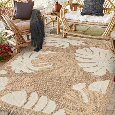 Tapis extérieur tissé kilim rectangle ZEPHYR 1 UN AMOUR DE TAPIS
