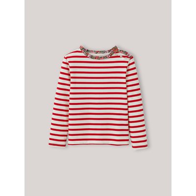 T-shirt marinière tissu Liberty en coton biologique CYRILLUS