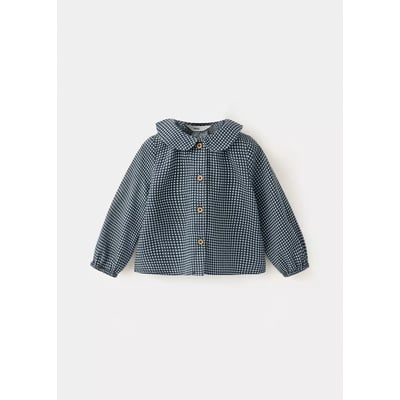 Chemise à carreaux en coton MANGO BABY