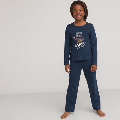 Pyjama en coton imprimé devant LA REDOUTE COLLECTIONS
